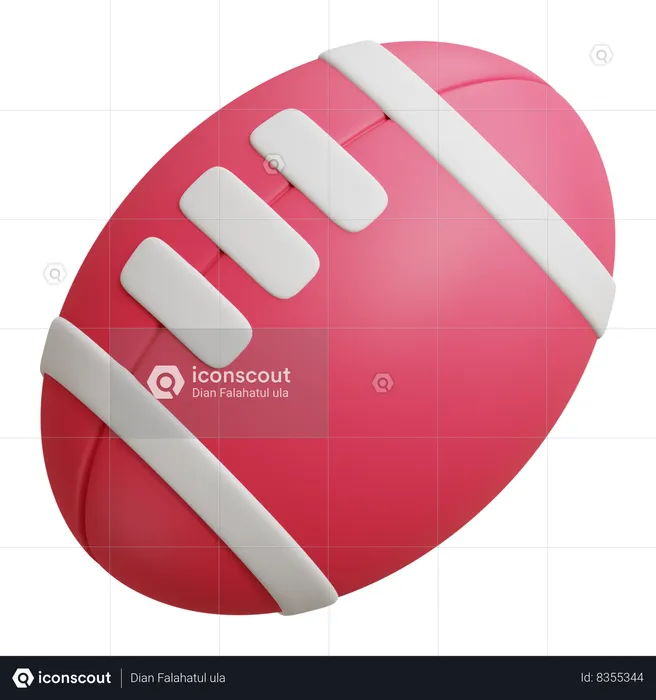 Rugby  3D Icon