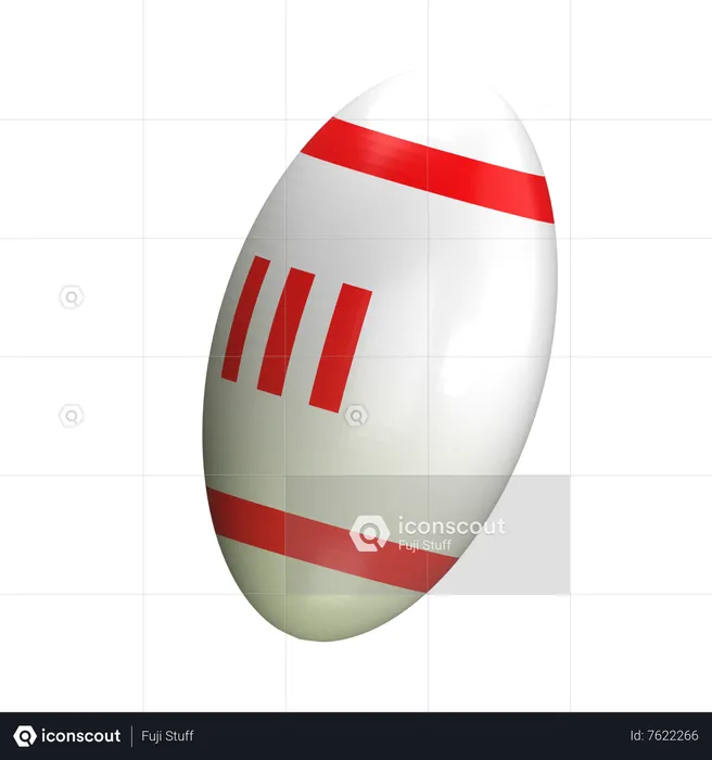 Rugby Ball  3D Icon