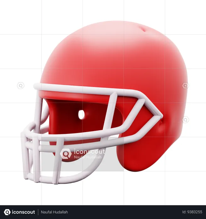 Rugby Helmet  3D Icon