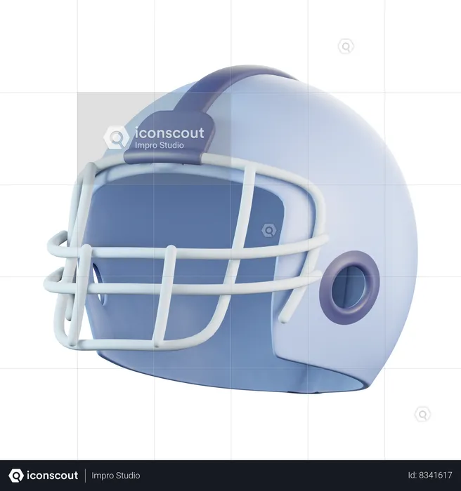 Rugby Helmet  3D Icon