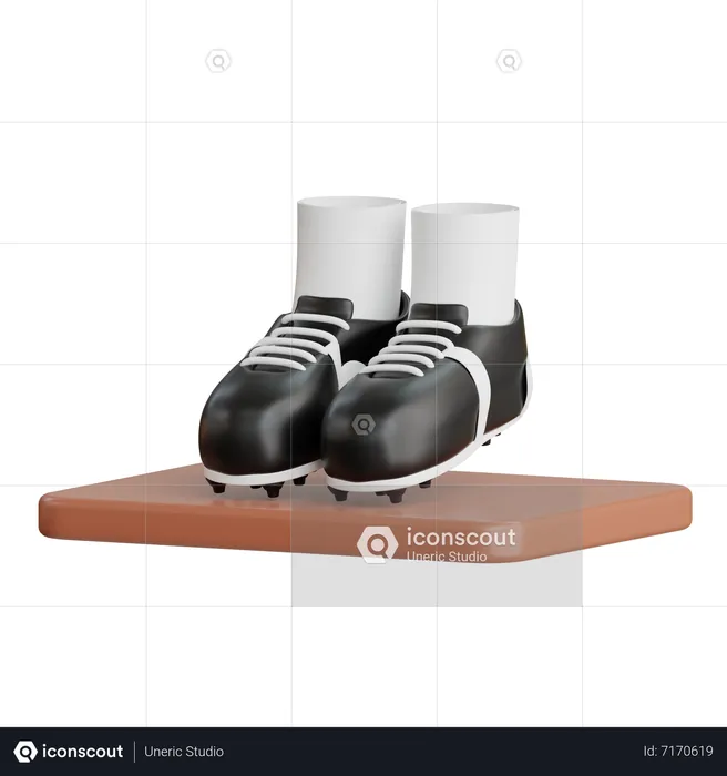 Rugby Shoes  3D Icon