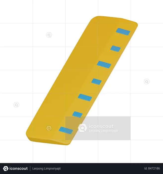 Ruler  3D Icon