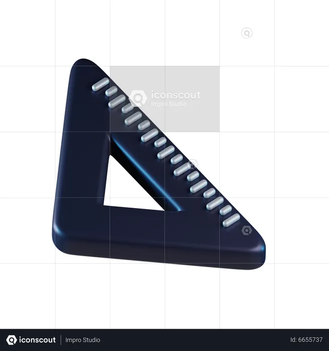 Ruler  3D Icon