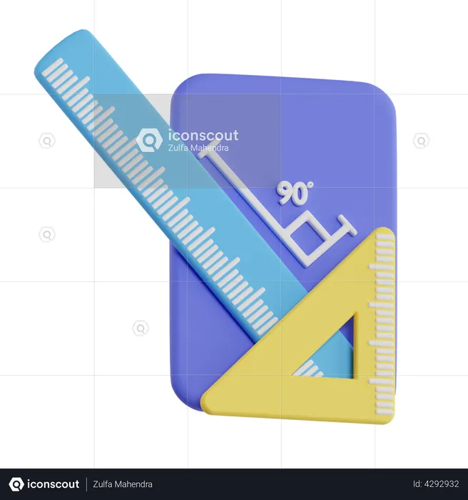 Ruler  3D Illustration