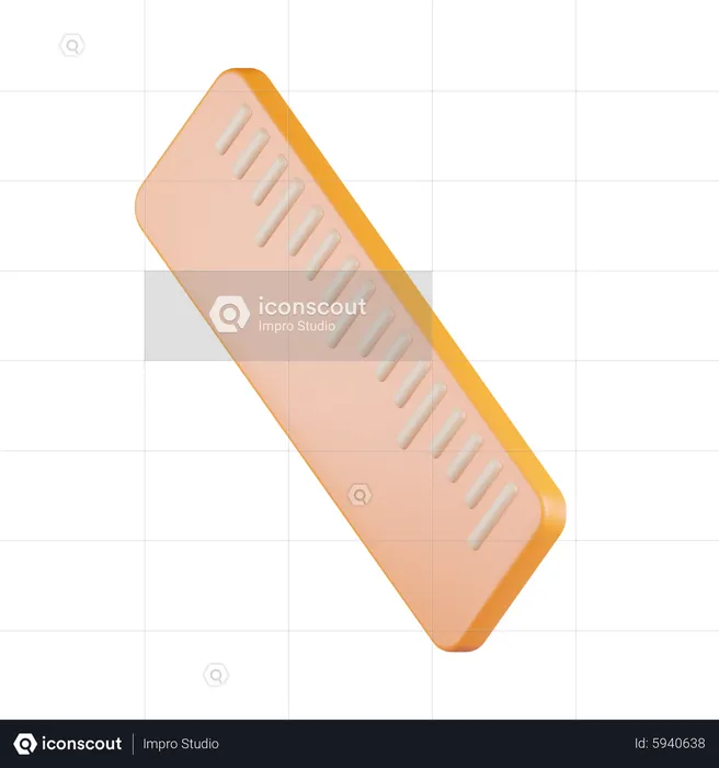 Ruler Measurement  3D Icon