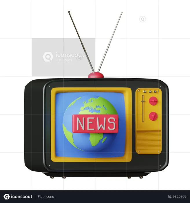 Rundfunkmedien  3D Icon