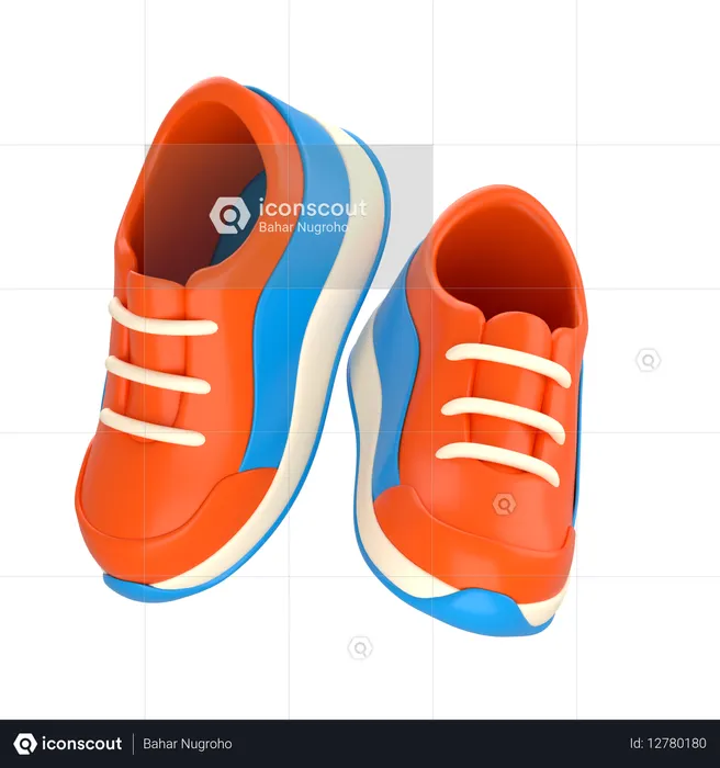 Running Shoes  3D Icon