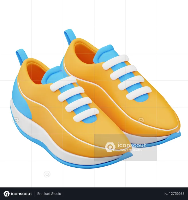 Running Shoes  3D Icon