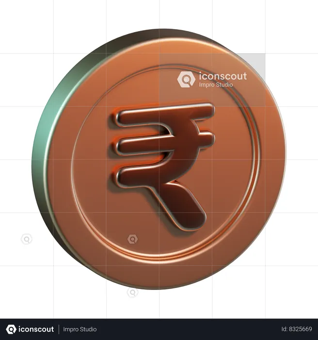 Rupee  3D Icon