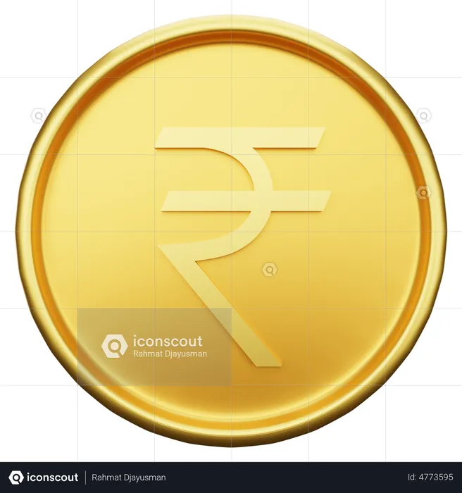 Rupee Currency  3D Illustration