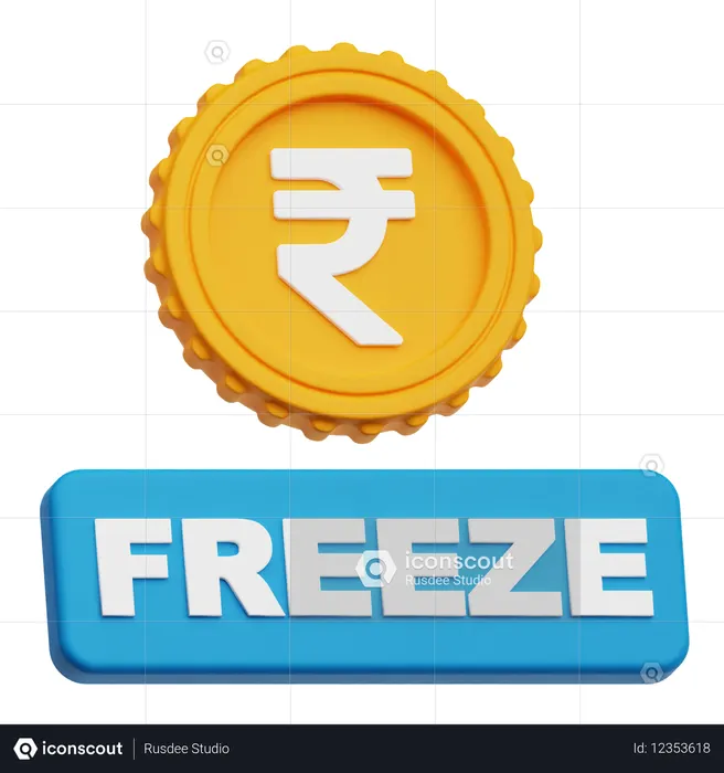 Rupee Freeze  3D Icon