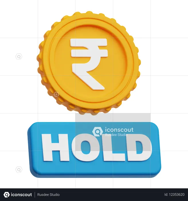 Rupee Hold  3D Icon