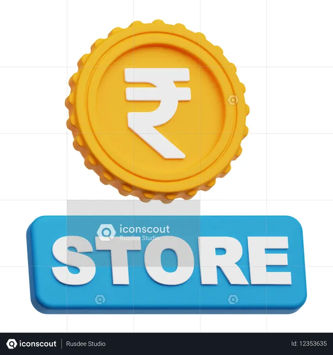 Rupee Store  3D Icon