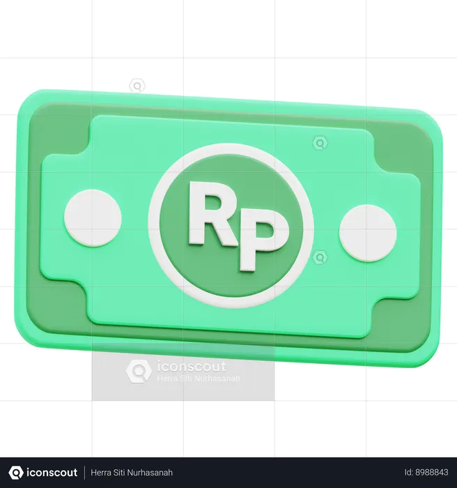 Rupiah  3D Icon