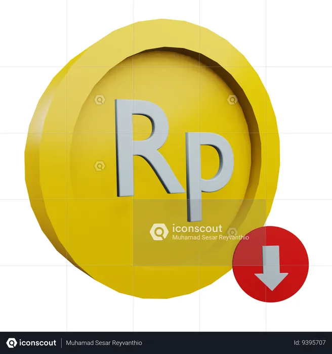 Rupiah  3D Icon