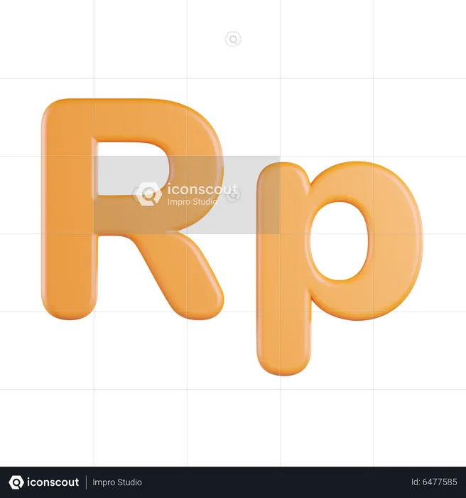 Rupiah Currency  3D Icon
