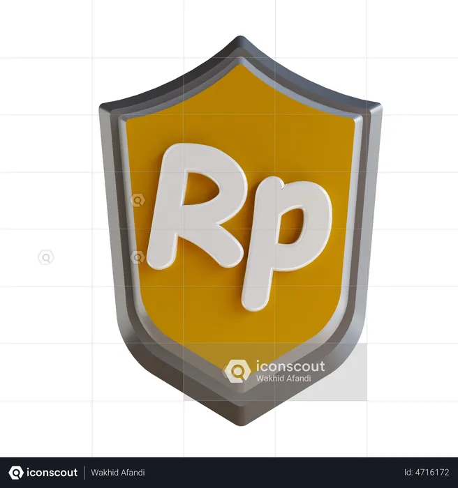 Rupiah Money Security  3D Illustration