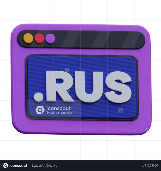 Rus  3D Icon