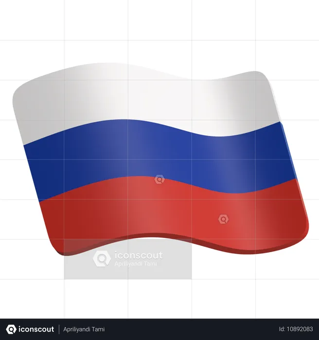 Russia  3D Icon