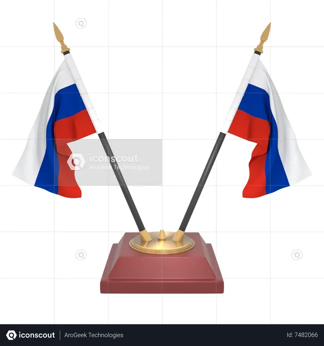 Russia Flag 3D Icon