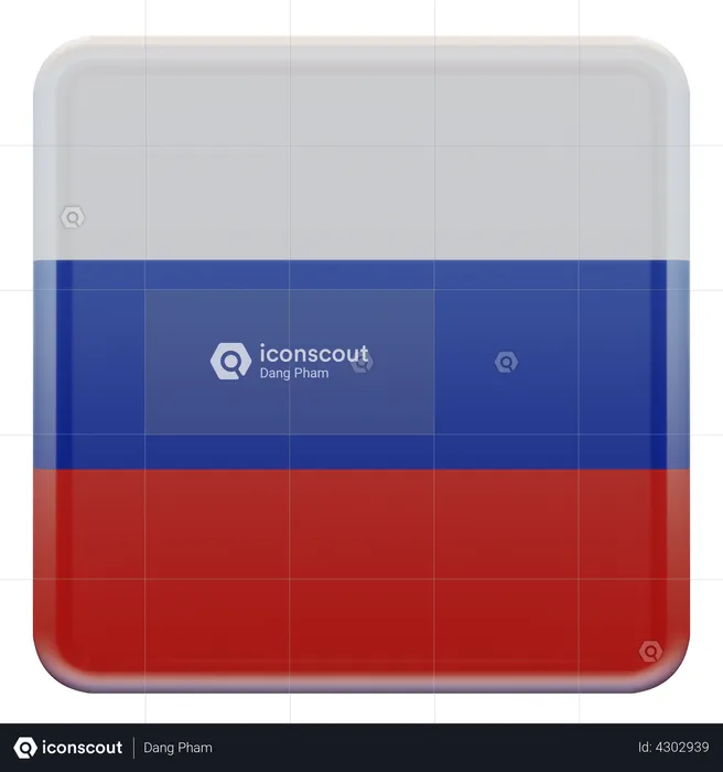 Russia Flag Flag 3D Flag