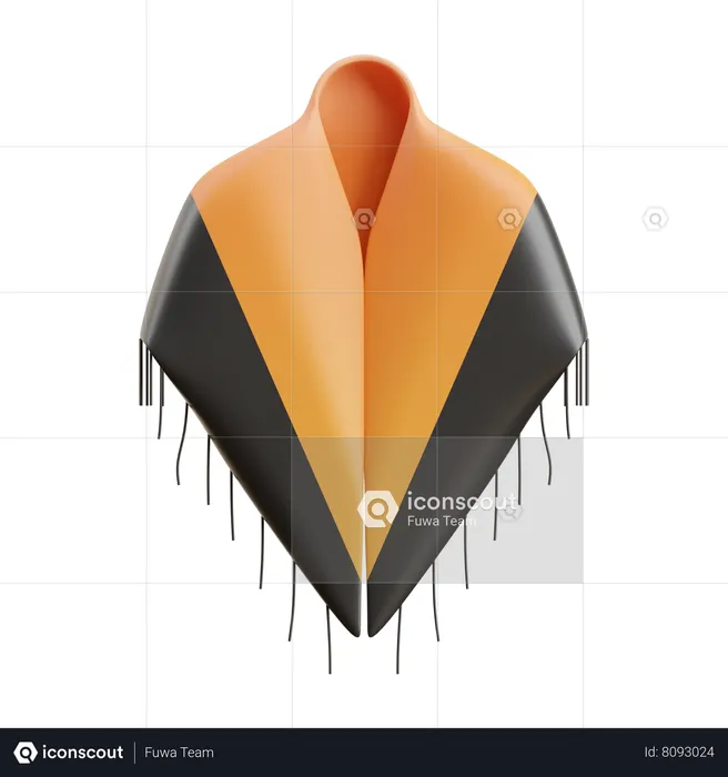 Russian Scarf  3D Icon