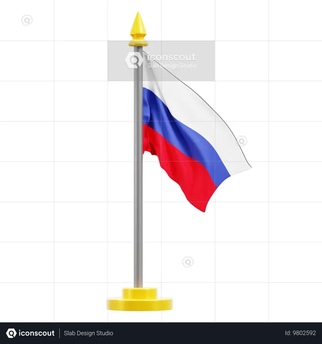 Russland  3D Icon