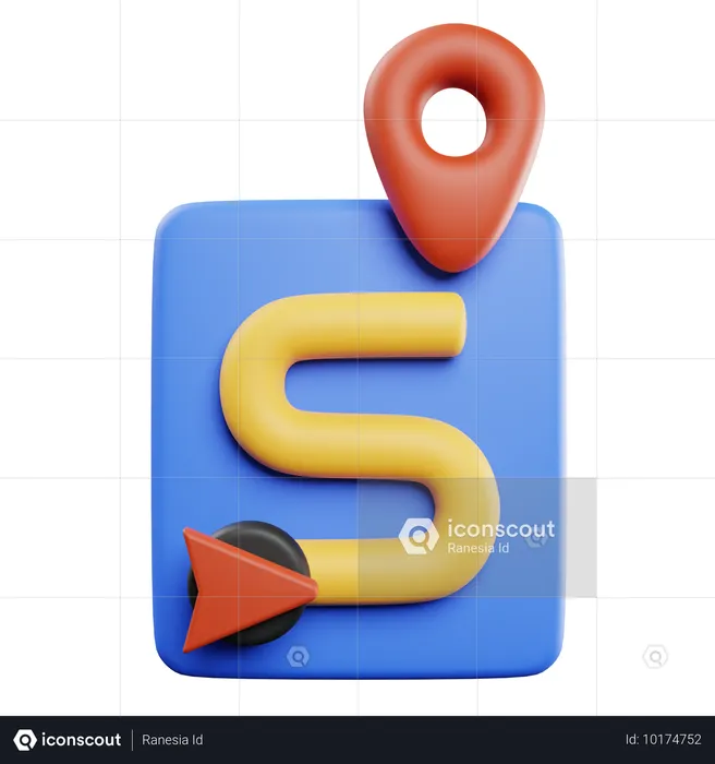 Ruta  3D Icon