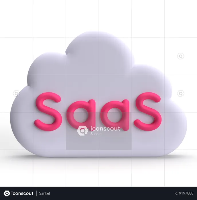 Saas  3D Icon