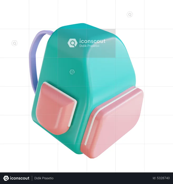 Cartable  3D Icon