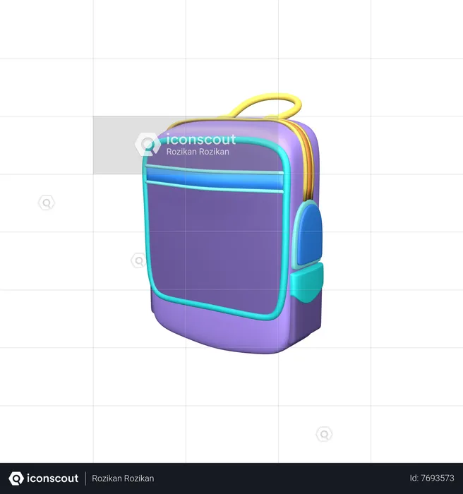 Sac à dos  3D Icon