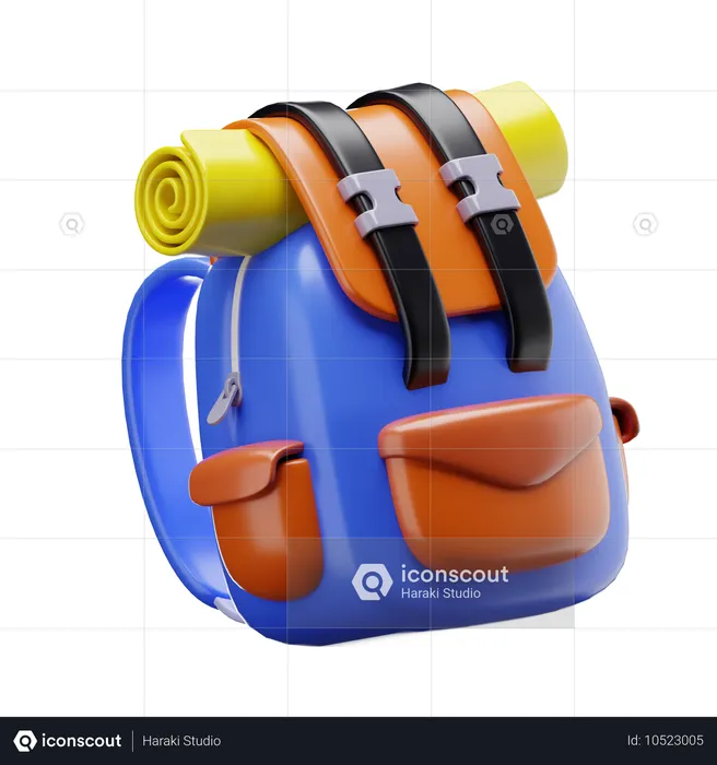 Sac à dos de voyage  3D Icon