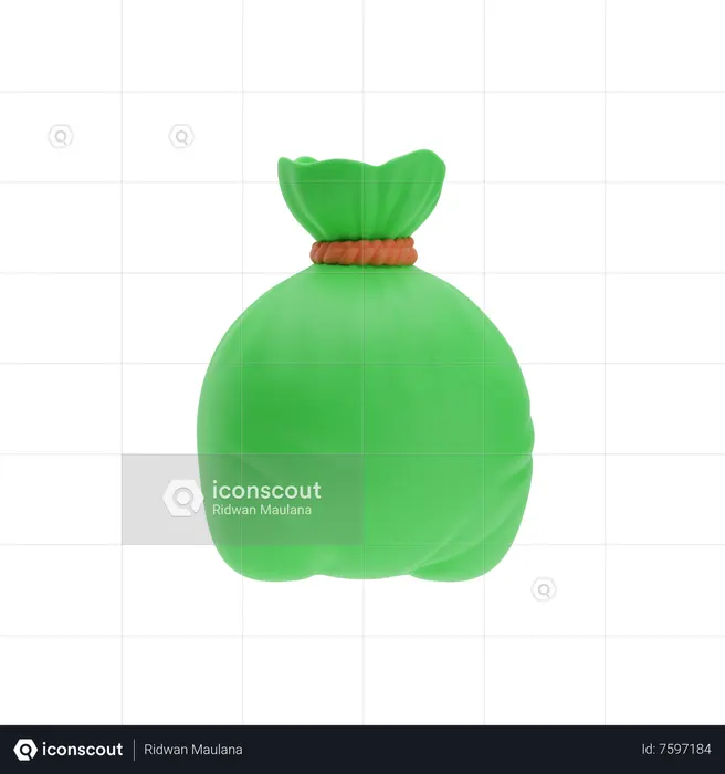 Sac d'argent  3D Icon