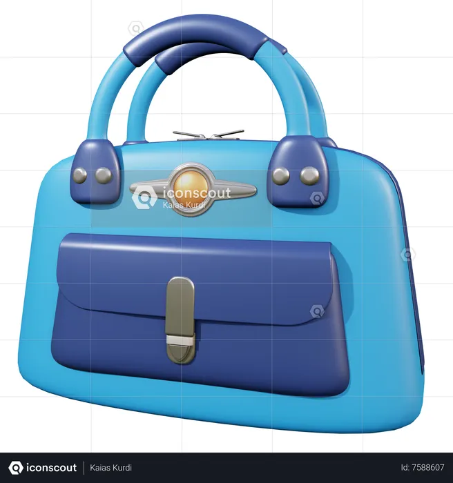 Sac de bureau  3D Icon