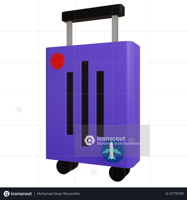 Sac de voyage  3D Icon