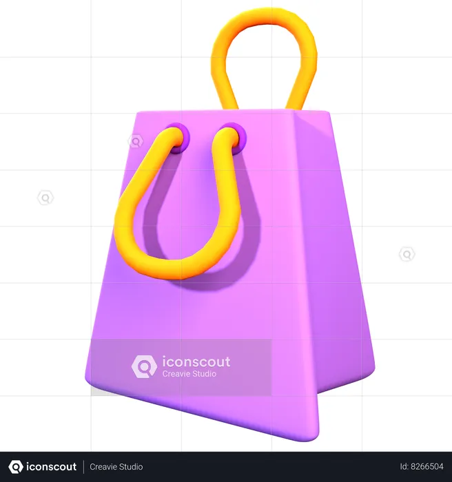 Bolsa de compras  3D Icon