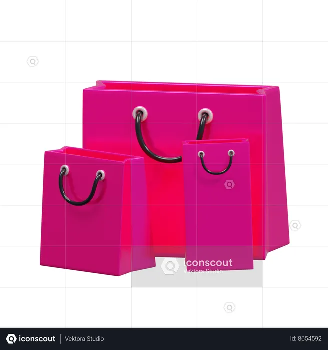 Bolsa de compras  3D Icon