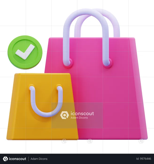 Bolsa de compras  3D Icon