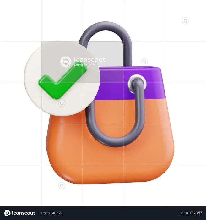 Bolsa de compras  3D Icon