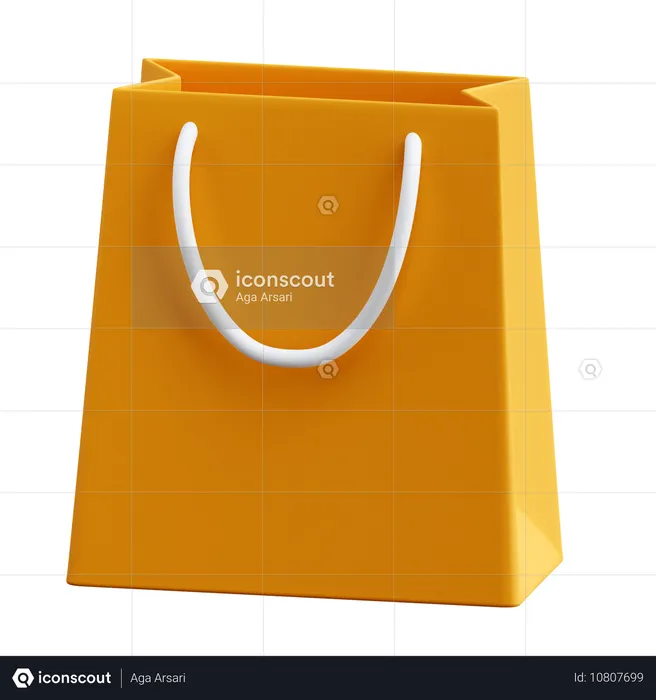 Bolsa de compras  3D Icon