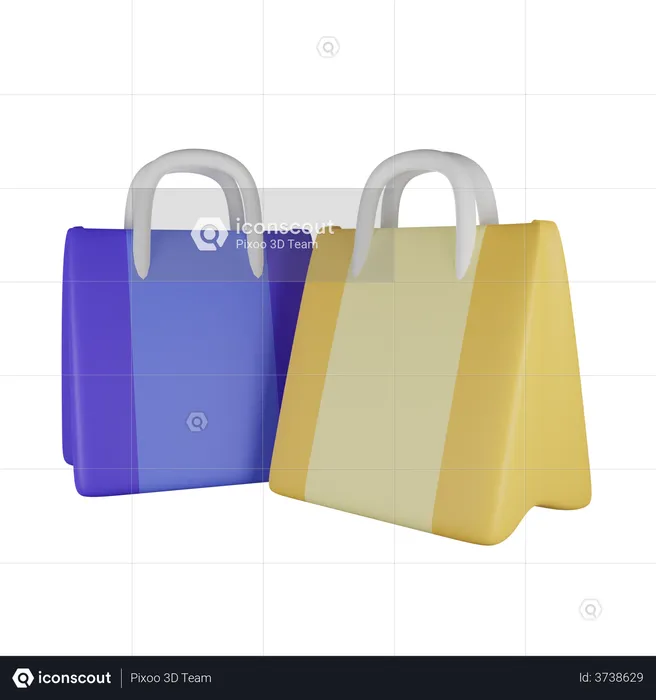 Bolsa de compras  3D Illustration