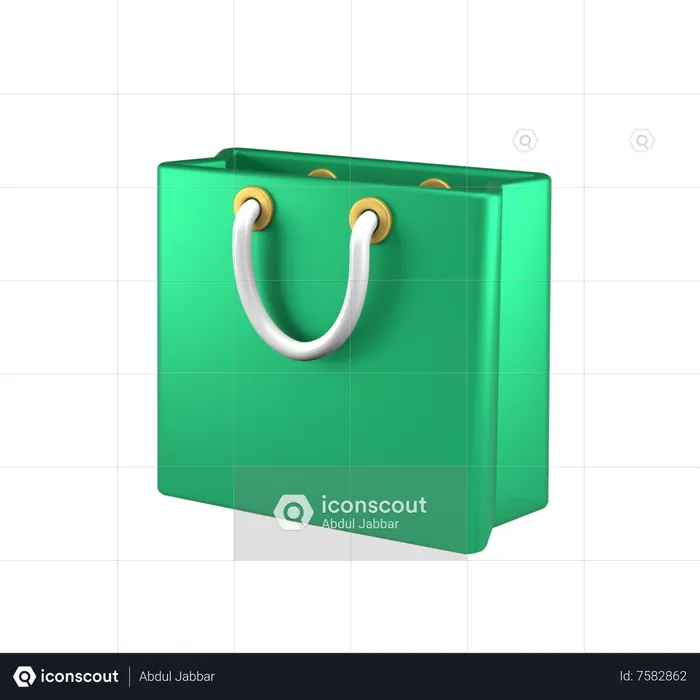 Bolsa de compras  3D Icon