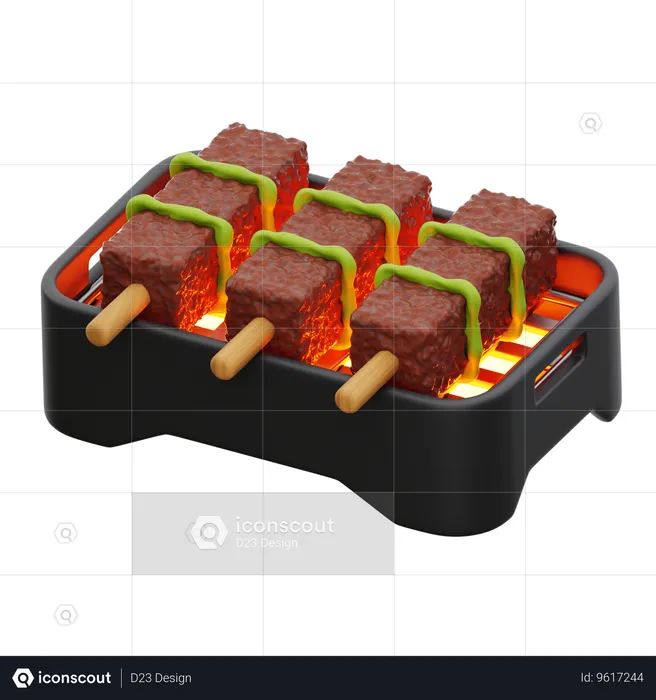 Sacrificial Satay  3D Icon