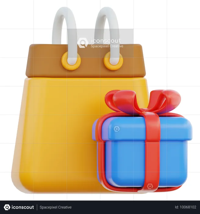 Des sacs-cadeaux  3D Icon