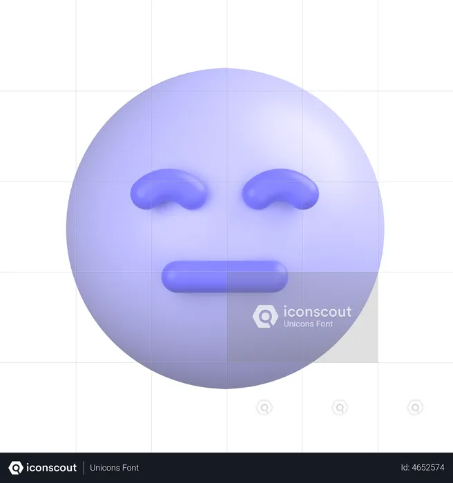 Sad Emoji 3D Icon