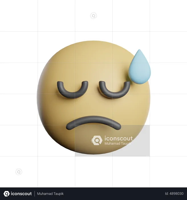 Sad Emoji 3D Icon