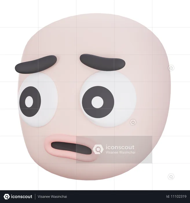 Sad Emoji 3D Icon