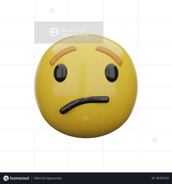 Sad Emoji 3D Emoji