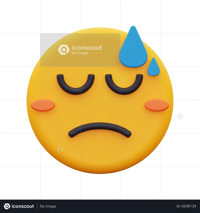 Sad Emoji 3D Icon