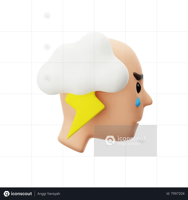 Sad Emotion  3D Icon